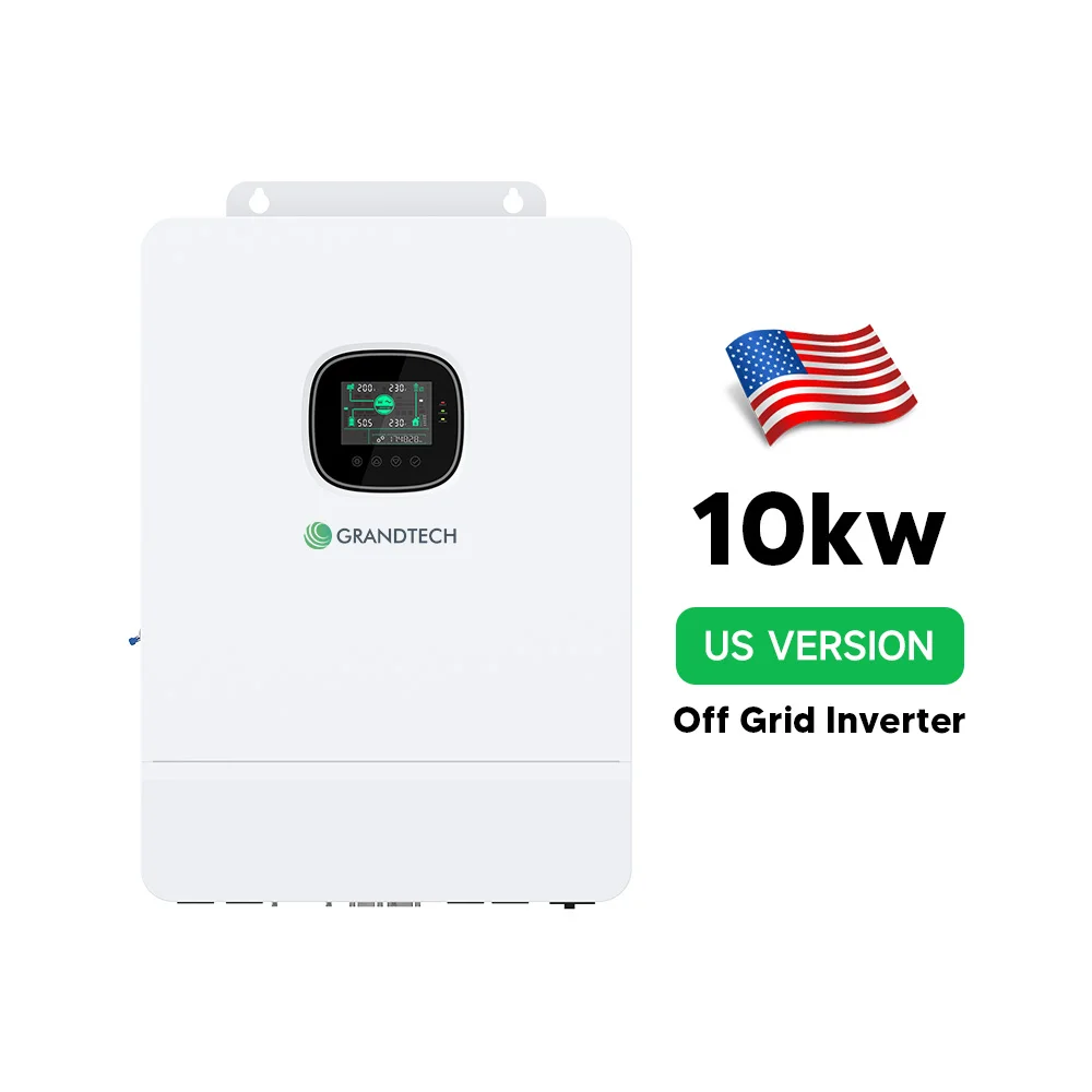 Stoc SUA – Vânzare în cantitate mare: Inversor off-grid Srne, 120 V, cu fază divizată, inversor Srne 10 kW, model SPI-10K-UP, 8 kW, cu afișaj LCD