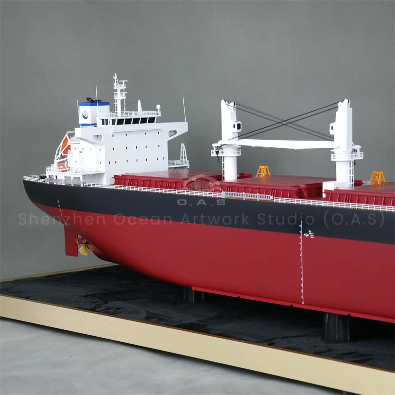 Exquisite bulk cargo ship model, custom-crafted for Cochin Shipyard and ship museums. Meticulously handcrafted with premium materials, our crafts ship models feature precise details and authentic designs. We offer professional customization services, faithfully replicating every structure to create high-end display and collection pieces. Ideal for exhibitions, corporate gifts, and maritime heritage preservation, blending artistry with nautical precision.Amber@vesselmodel.com Tel: +86 18038048785