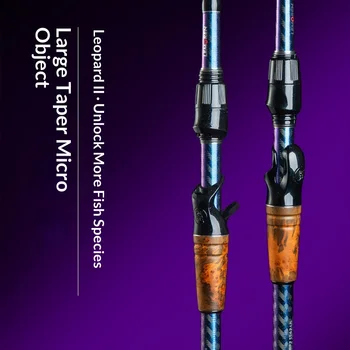 Demon Hunter Black Leopard Second Generation Micro for Ma Kou Stream Asian Rod White Strip Coil Big Cone Quick High Carbon – Rod – view 3