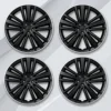 21-inch white small edge wheel hub covers, set of 4