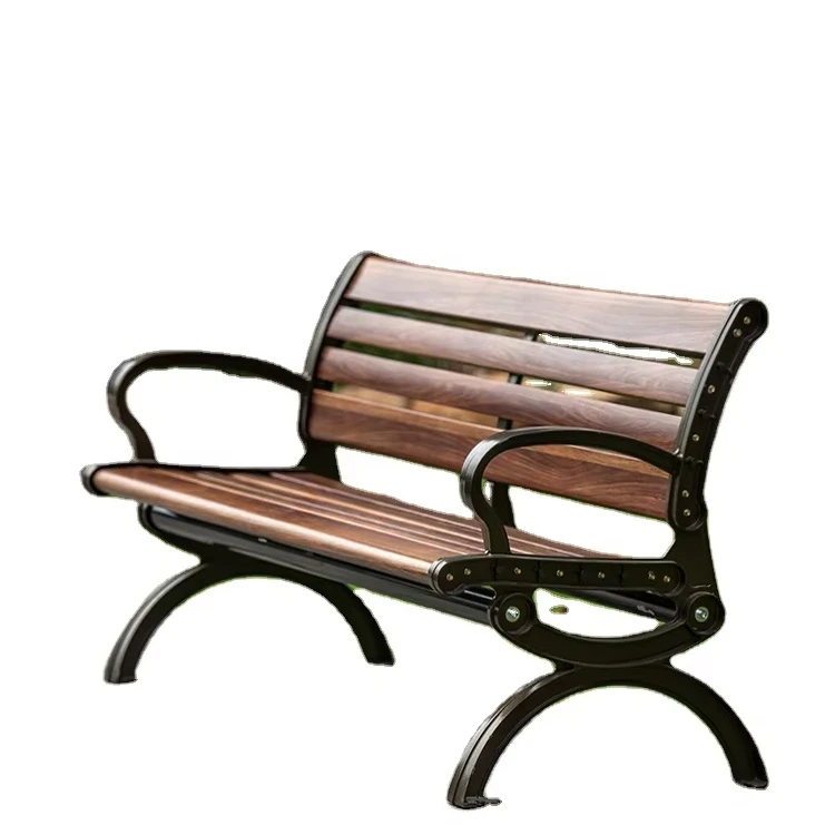 Aluminum alloy material Outdoor bench Outdoor garden leisure with backrest park chair