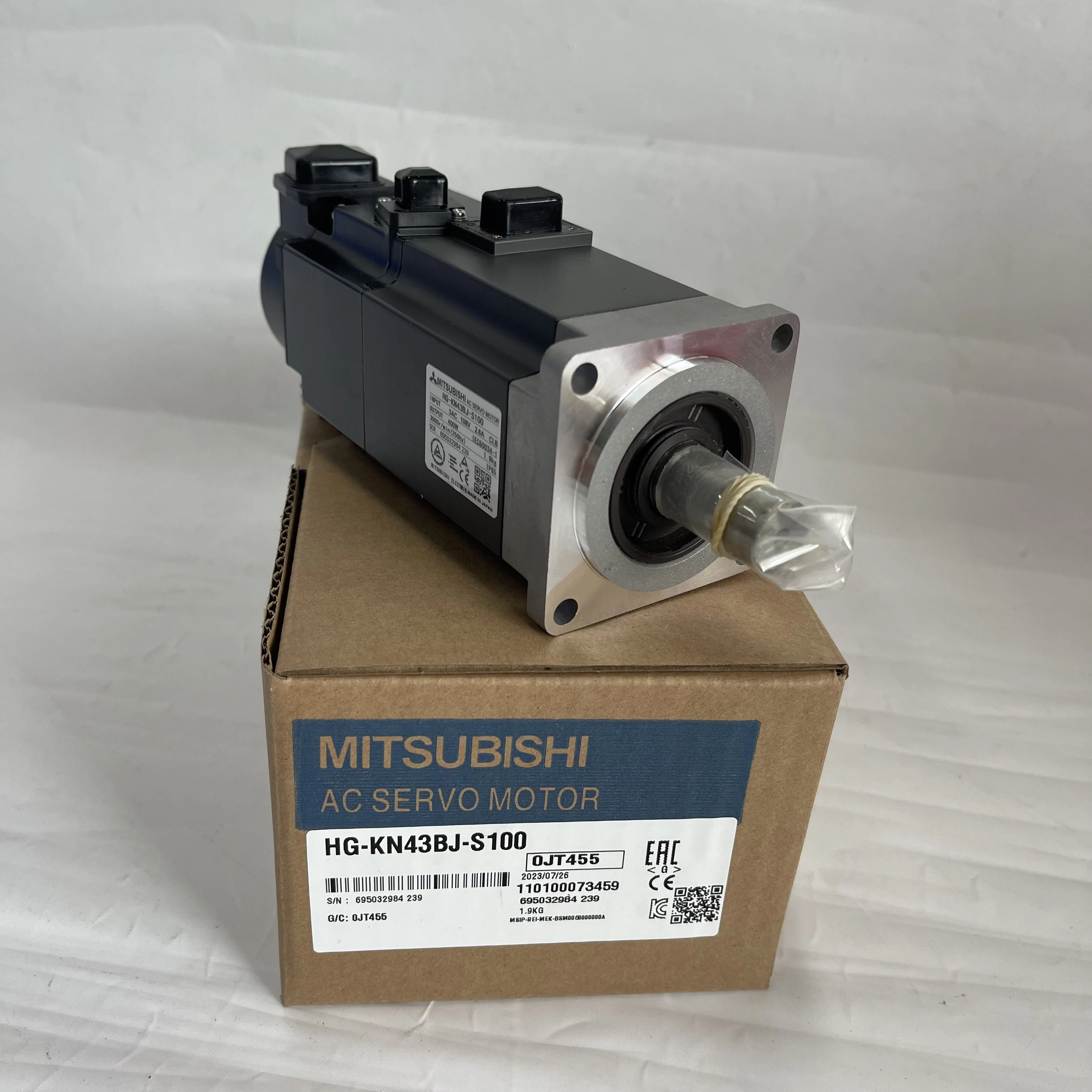 MITSUBISHI AC Servo Motor HG-KN43BJ-S100