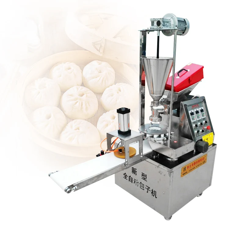 Small Steamed Stuffed Bun Momo Making Automatic Stainless Steel Siopao Buns Baozi Soup Dumpling Machine