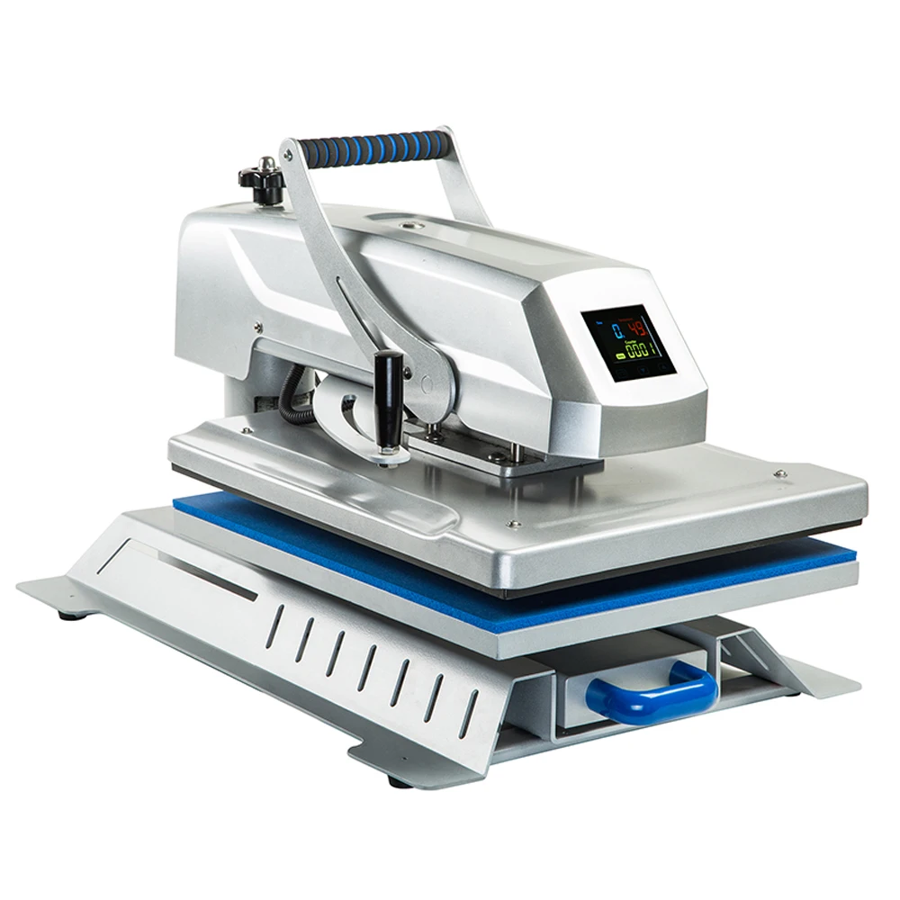 Digital Heat Press Machine Push-pull Rotatable Head Sublimation Machine Multifunctional for Printing T-shirt DHP-1804