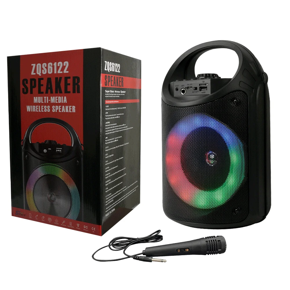 Sing-e ZQS6122 Portable Wireless Speaker - Perfect for Parties