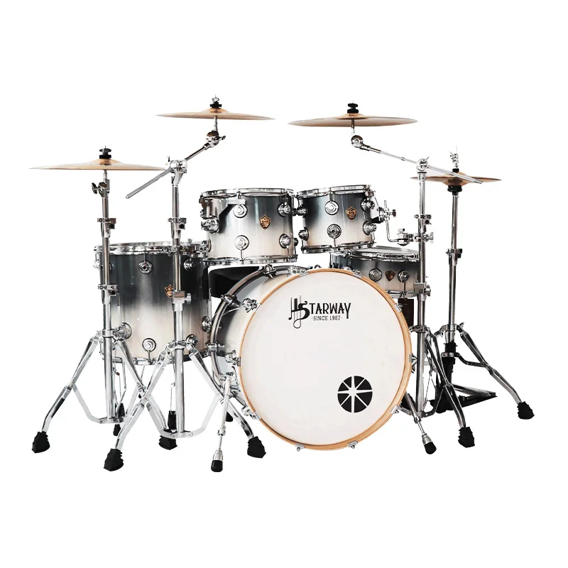 Starway D36 Custom Professional Level Jazz Drum Set Musical Instrument Acoustic Tambor Kit for Performance Drummer