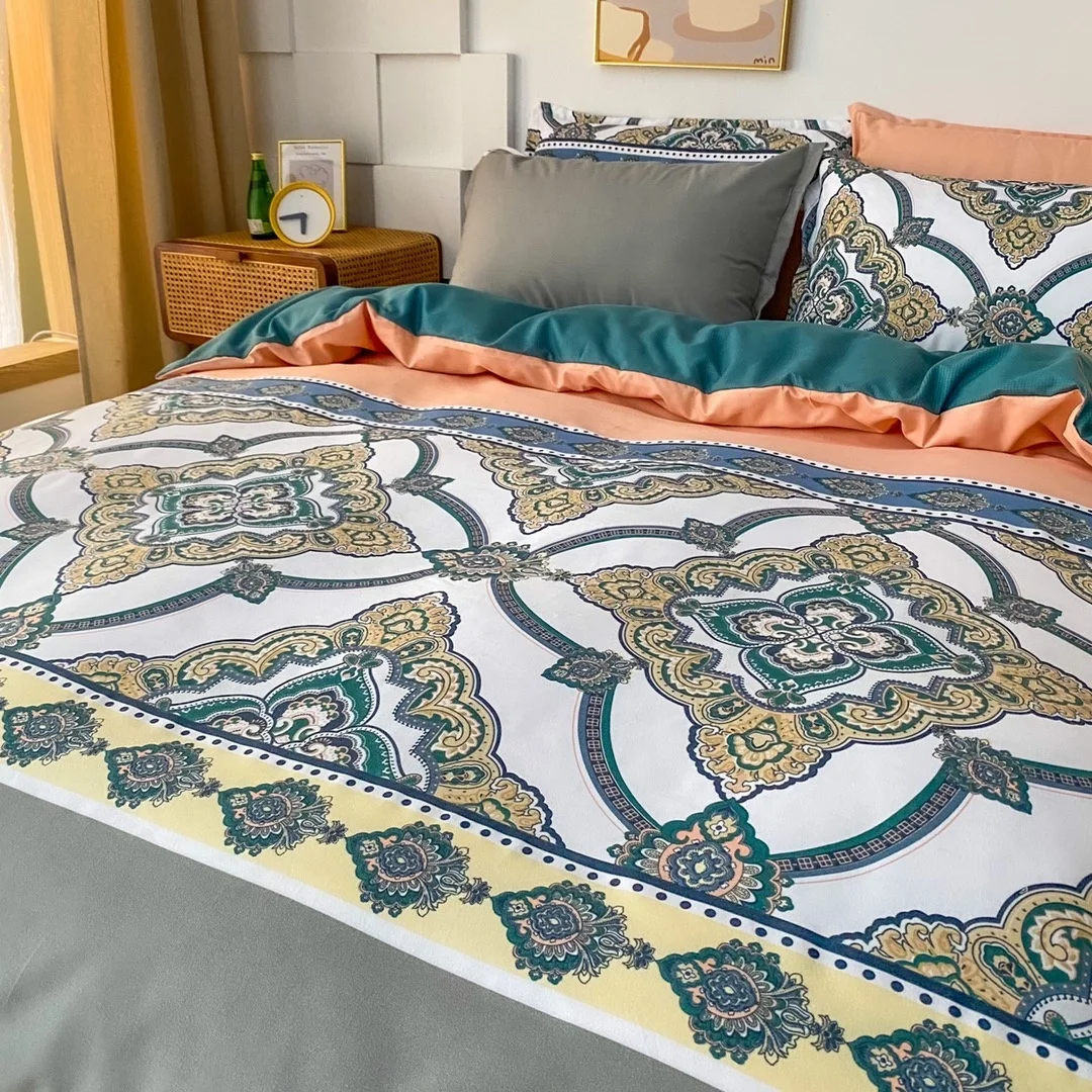 Оптовая продажа Комплект постельного белья с принтом 4 шт. наволочки чехлы для