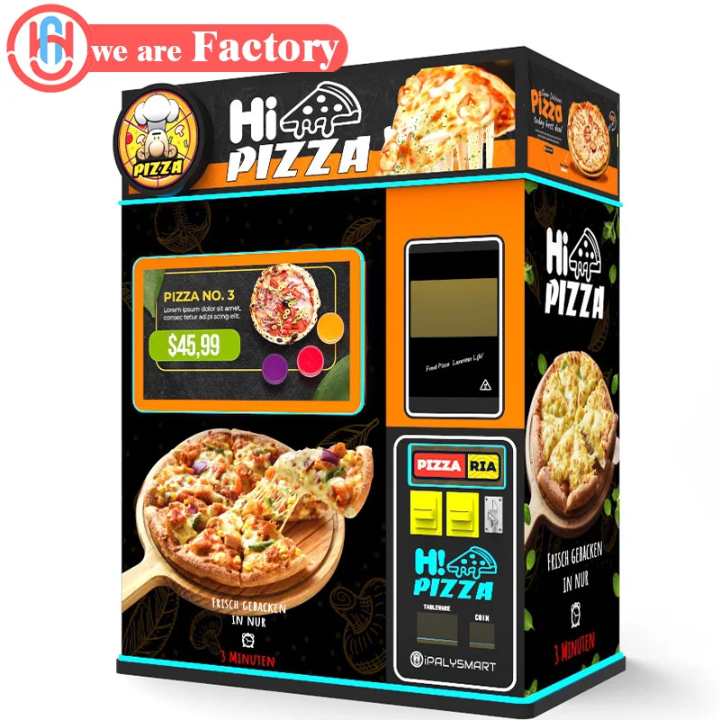 Automatic Hamburger Vending Machines Robot Fast Food Hot Dog Vending Machine Burger Vending Machine Best Seller