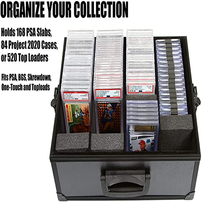 Psa Storage Case Waterproof Protective Carrying Case Customized Graded