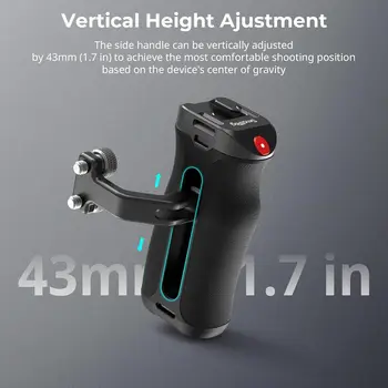 For SmallRig for Sony A7 III/FX3/A6600 for Canon R5II/R5C FUJIFILM X-H2S/X-T5 Compatible Threaded Side Handle Photo Studio product image