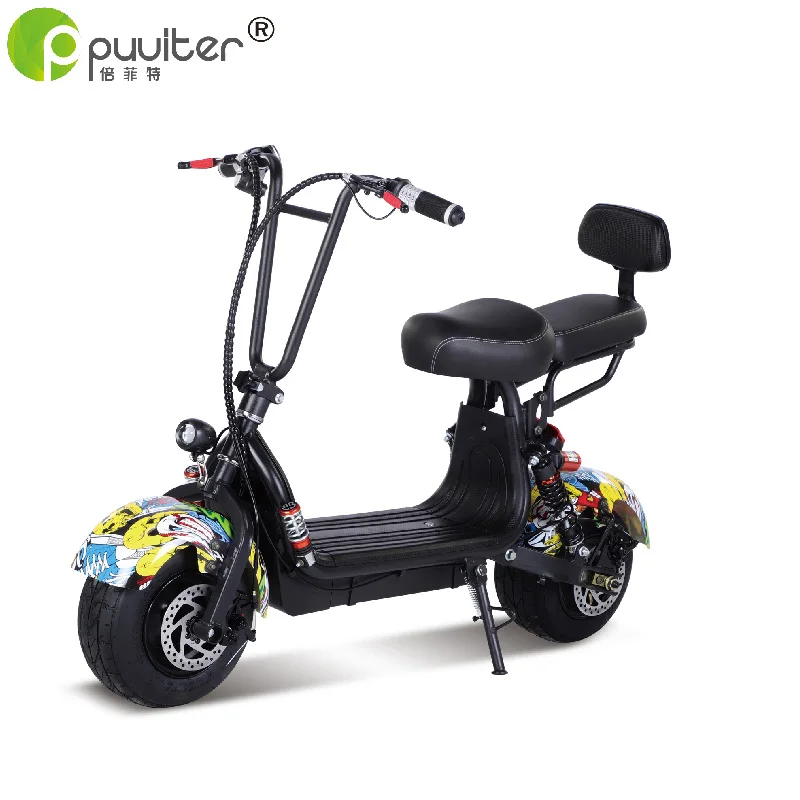 Vélo électrique 48V 25km Range Small Adult Citycoco Scooter électrique pour  Homme et Femme : : Sports et Loisirs