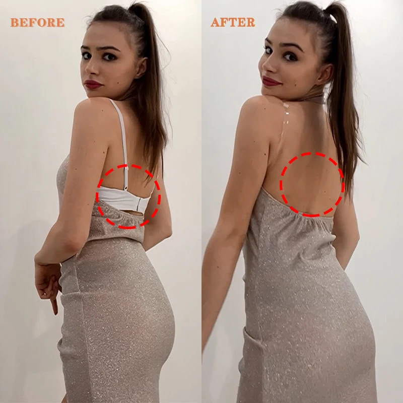 Ladies Deep U Shape Push up Backless Bra With Straps Underwire Low Cut Convertible Sexy Beautiful Low Back Bras Backless