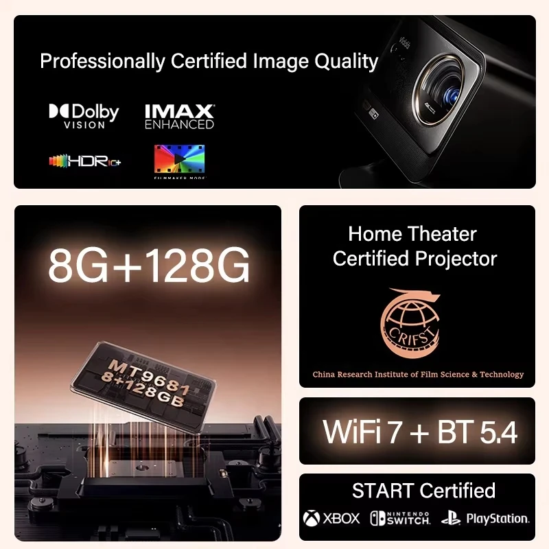 Hisense Vidda C3 Ultra 4K Projector - 3D, HIFI, and Android