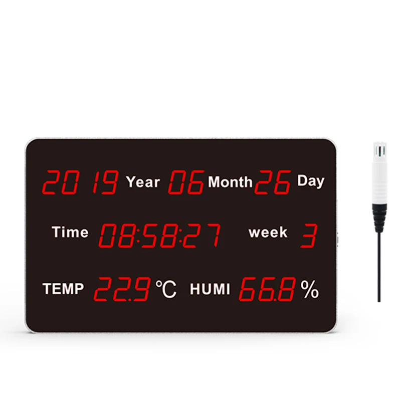 Long Visual Distance From 10 to 75 Meters Warehours Use Thermometer Hygrometer