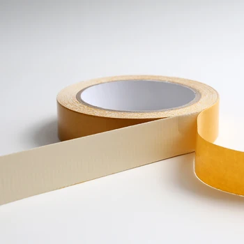 hot melt 300mic thickness no residue easy removable havana paper double sided cloth carpet fixing dance floor marking tape