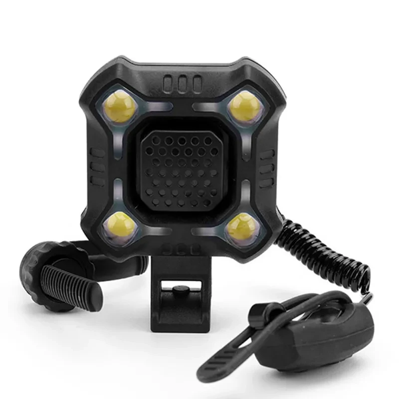 Велосипедный звонок 140 дБ 4 лампы