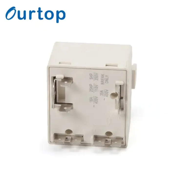 ROHS Compliant OURTOP High Quality Motor Start Potential Relay 50A Switchig Capacity for  Apartment