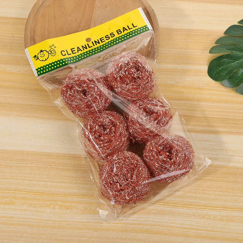 Бытовой плоский медный стальной проволочный моющий чистящий