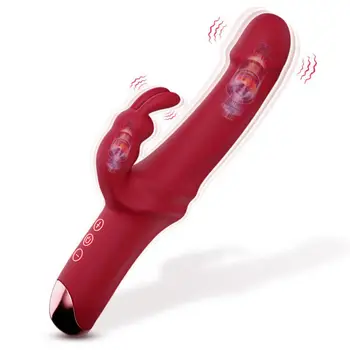 10-Frequency Rabbit Vibrator G-Spot Stimulator Clitoris Nipple Massarger Stimulator Masturbator Sex Toys