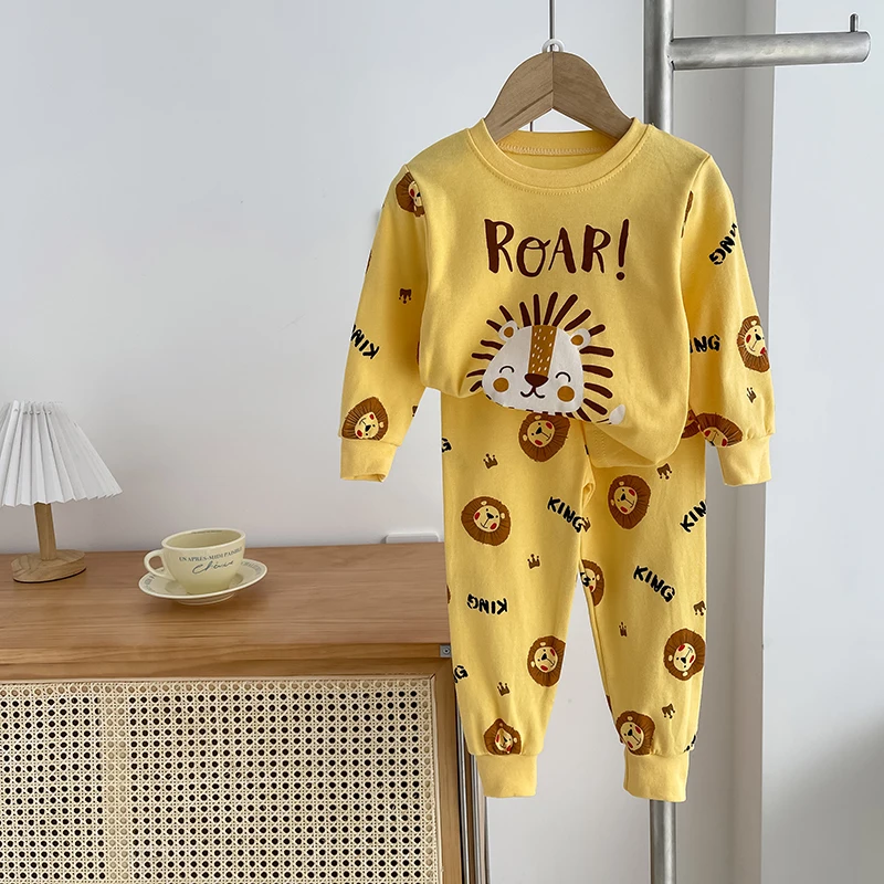 Cheap Children's Underwear Cotton Suit Boys And Girls Infant Long