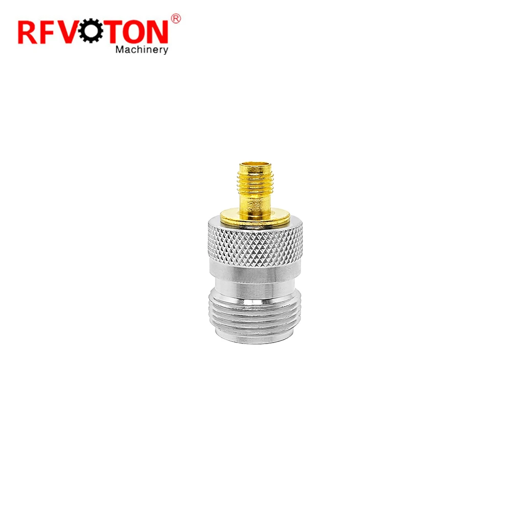 Factory Directly Adapter Sma Female Jack to n Female Jack Hembra Straight Brass Rf Coaxial Connector Coax Adaptor
