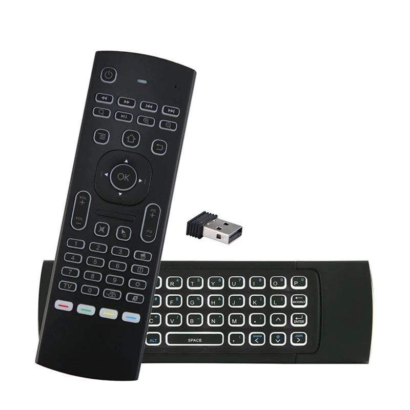 MX3 Android エアマウス/キーボード リモコンセット TV BOX バック