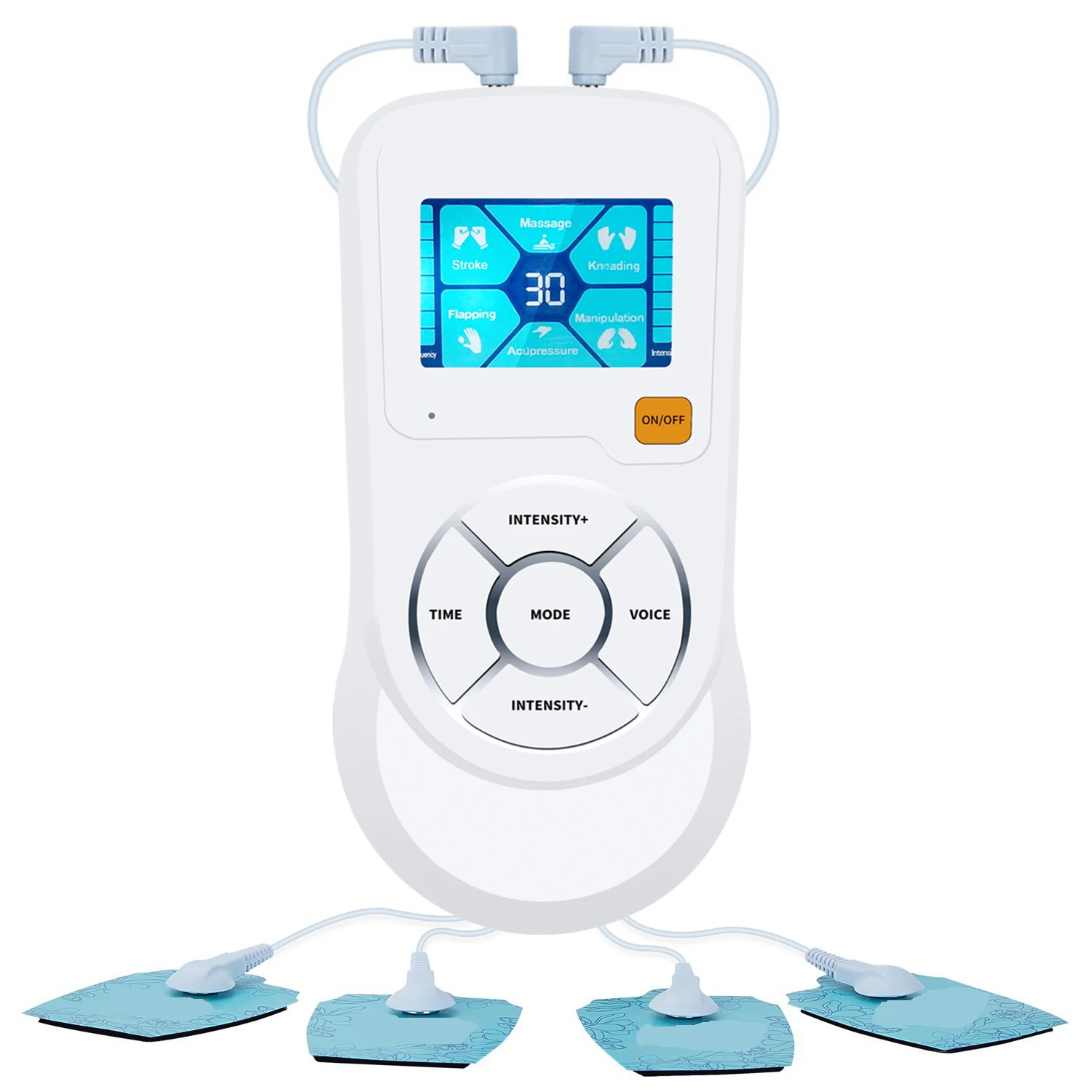 Homedics Portable EMS Neck Care TENS Massager Electric Pulse w