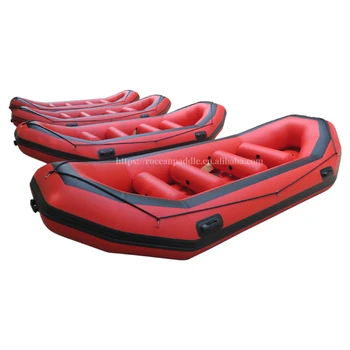 Self Bailing River rowing drifting Hypalon PVC Inflatable Rafting Boat Whitewater Fishing