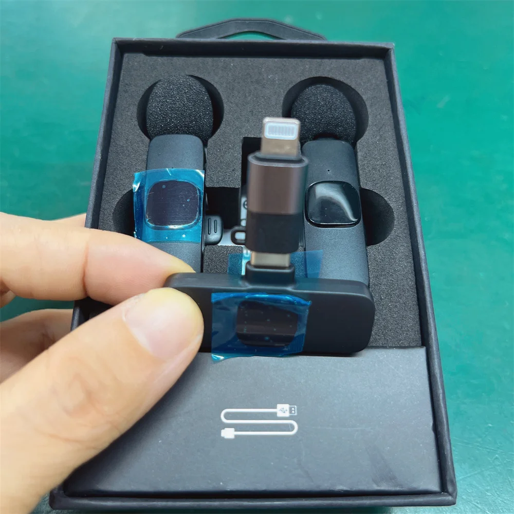 Mini K9 Wireless Microphone Android Micro Tie Sans Fil For Vlogging on Phone