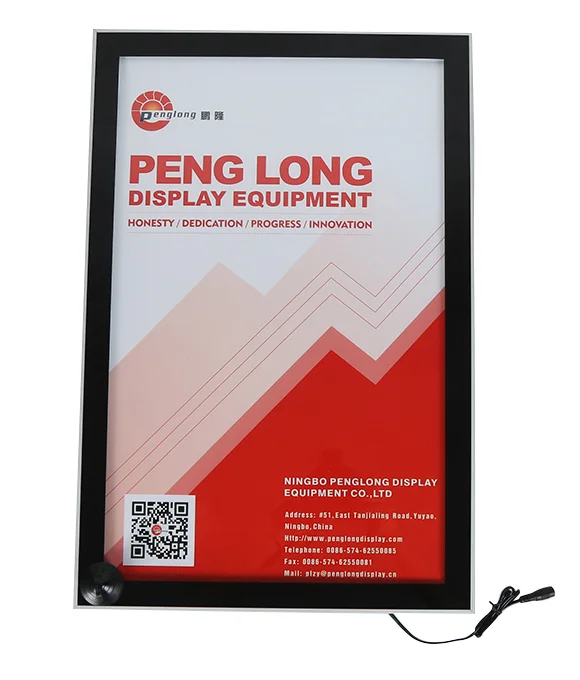 Светодиодная Магнитная Рамка для плаката настенный лайтбокс-дисплей используется горизонтально и вертикально рамка с подсветкой художественного изображения