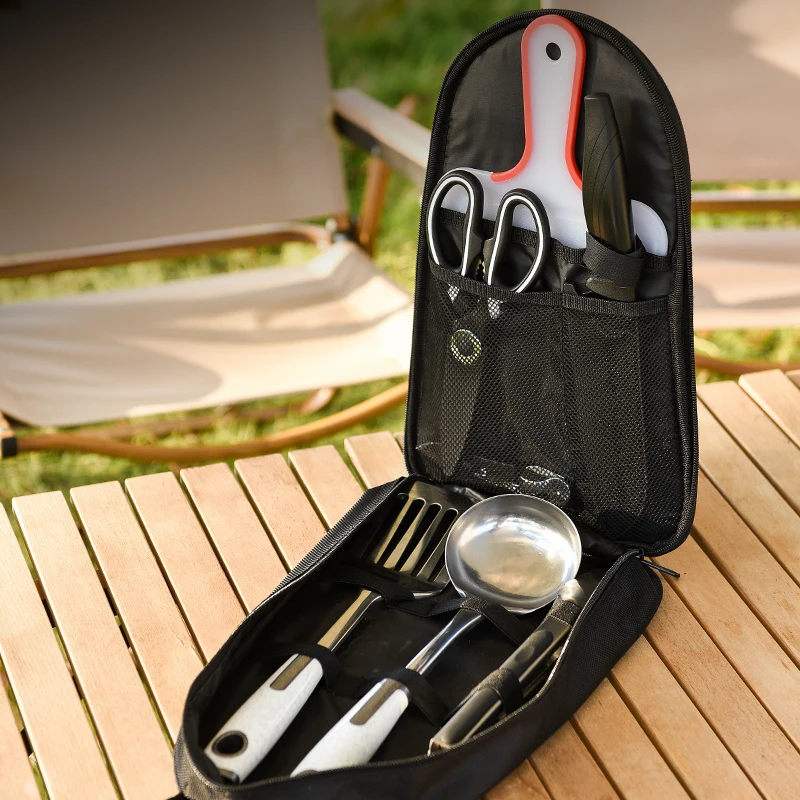 Top Seller Portable Camping Cooking Utensils Set for Outdoor
