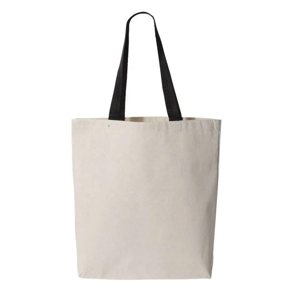 Source Custom Nature Promotion Tote Bag Recycled Cotton Canvas Shopping Bag  With Small MOQ Accepted on m.