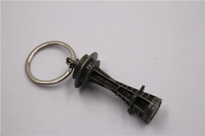3D Seattle Space Needle Keychain for Washington Tourist Souvenir Gift Promotion