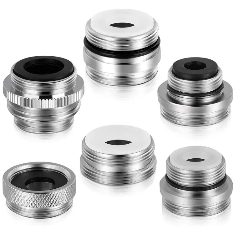 De Cocina Focket Adaptador De Grifo De Latón, 3/4 Pulgadas NPT, Roscado, Cromo, Grifo De Cocina Y Baño A Adaptador De Manguera De Jardín Adaptador Para Grifo