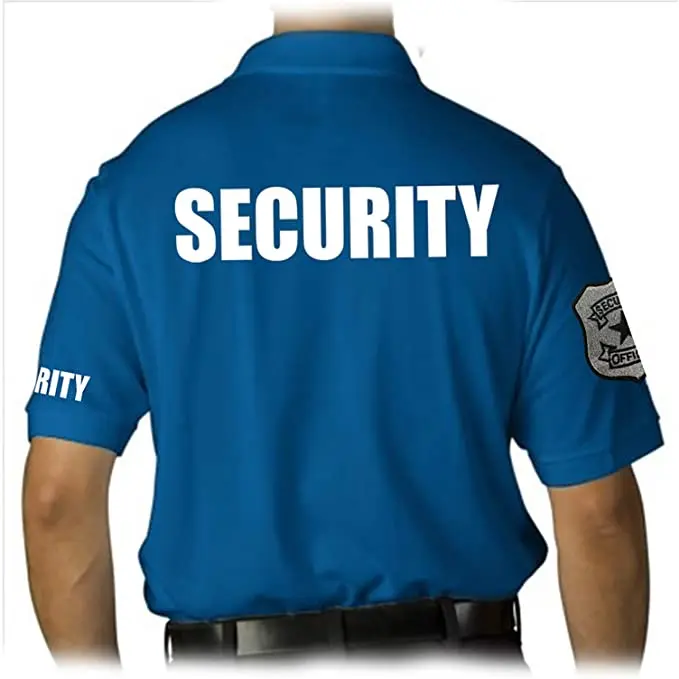 custom security polo shirts