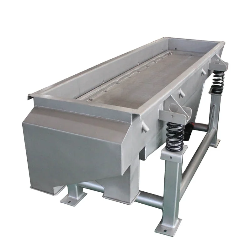 High Capacity  Linear Vibrating Screen Baobab Powder Processing Sieve Machine