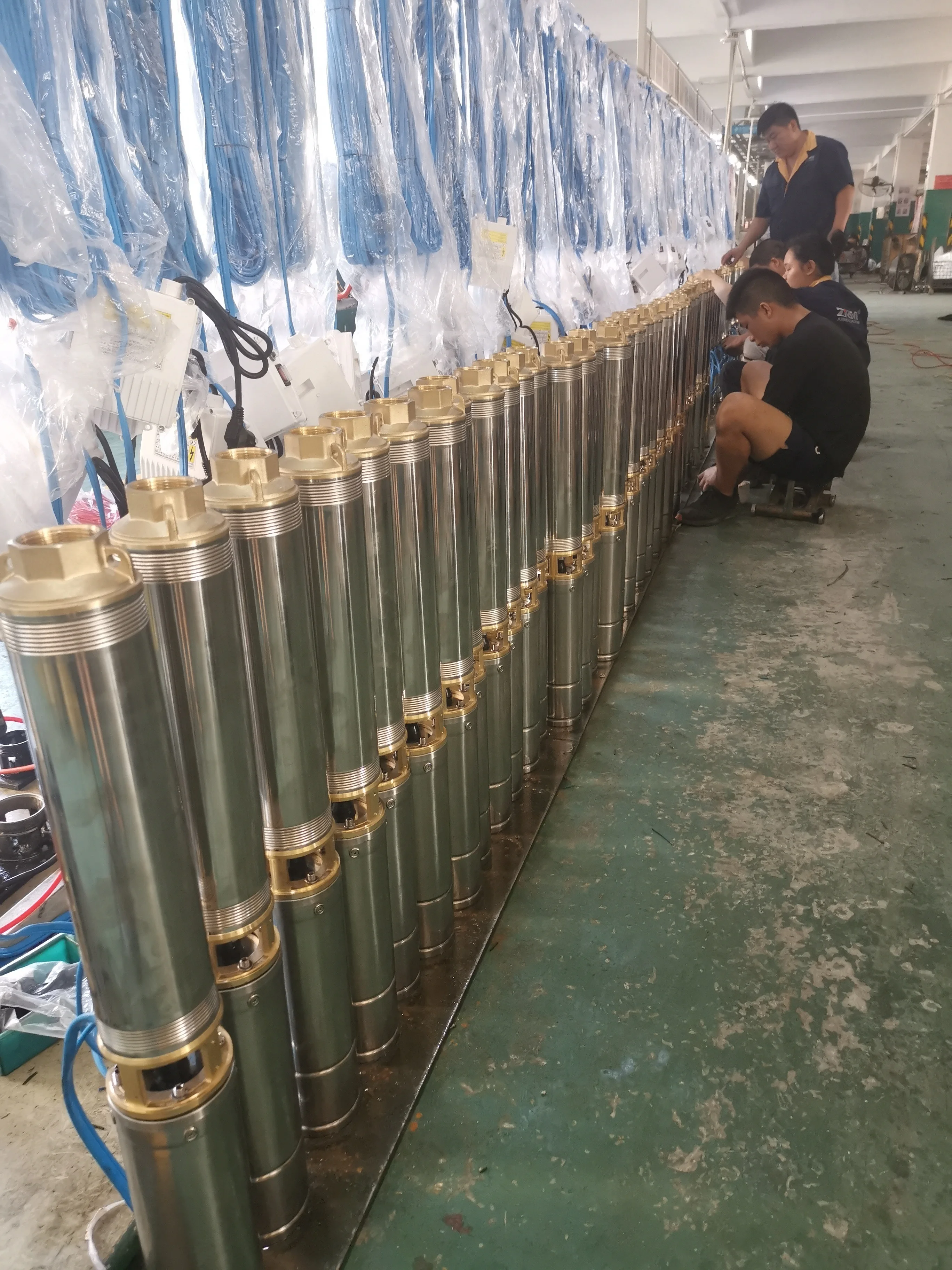 
 Погружной насос для глубоких скважин высокого давления, 4 дюйма, 1,5 кВт, большая емкость  