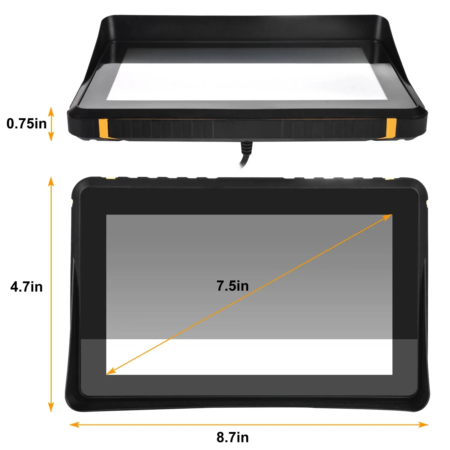 7Inch Touch Screen Motorcycle Special Navigator IPX6 Waterproof Motorcycle GPS Navigation Monitor Wireless CarPlay Android Auto