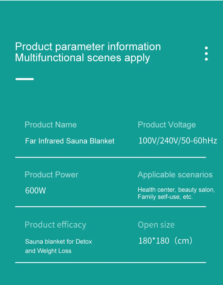 Btws Portable Far Infrared Sauna Blanket Detox Sauna Blankets Low Emf