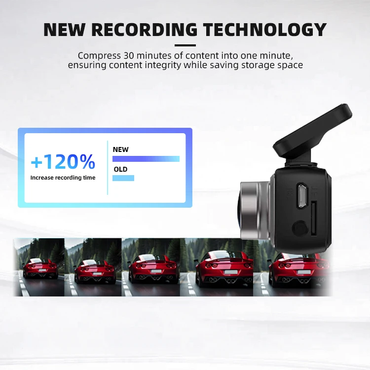 Mini Convenient Universal Full Color Night Vision Dvr 64G Black Box Wifi App or Vehicle Screen Control Car Dash Camera with ADAS details