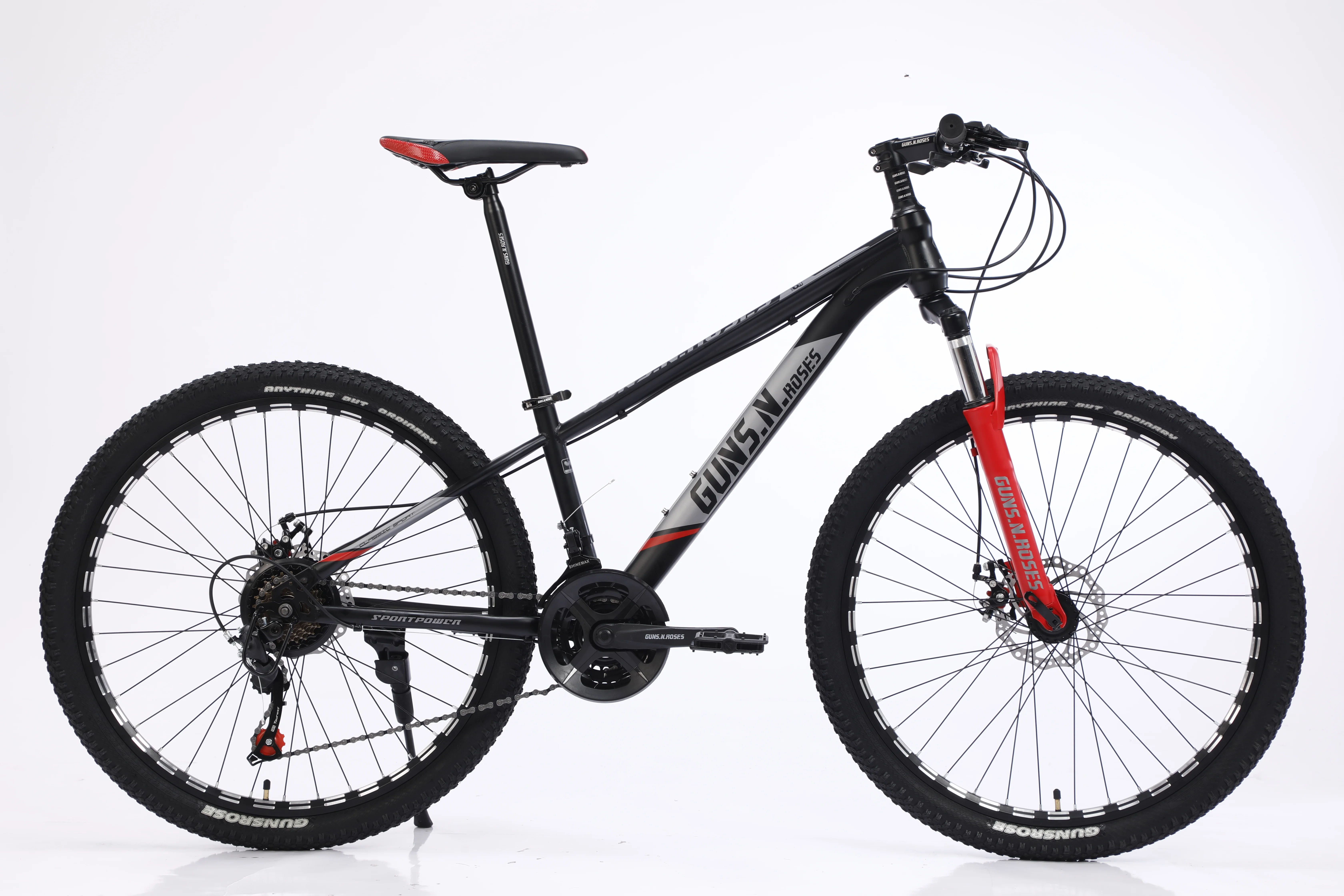 Guns.N.Roses 21-Speed Mountain Bike with Steel Fork, Disc Brake