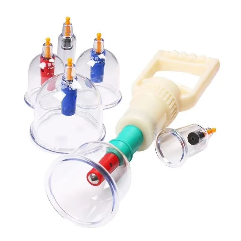 Εργοστάσιο χονδρικής μιας χρήσης Πλαστικό σετ Vacuum Therapy Cupping Cups hijama