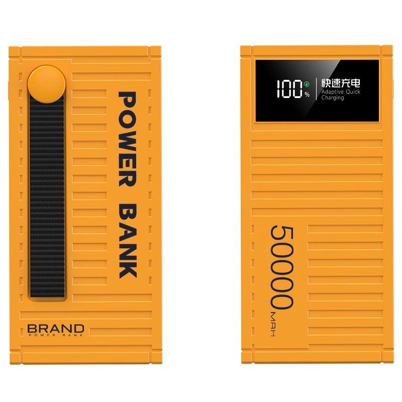 Power Bank 50000mah Fast Charging High Capacity USB C Output LCD Display 20W PD PowerBank Portable Outdoor Power Station