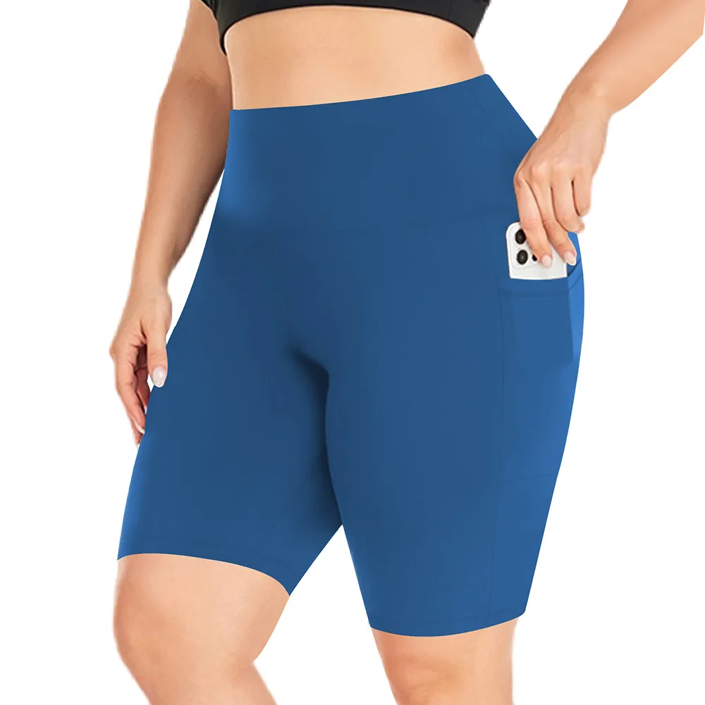Pocket Plus Size Casual Yoga Pants Fitness Stretchy High Waist Breathable Quick Dry Spor detail