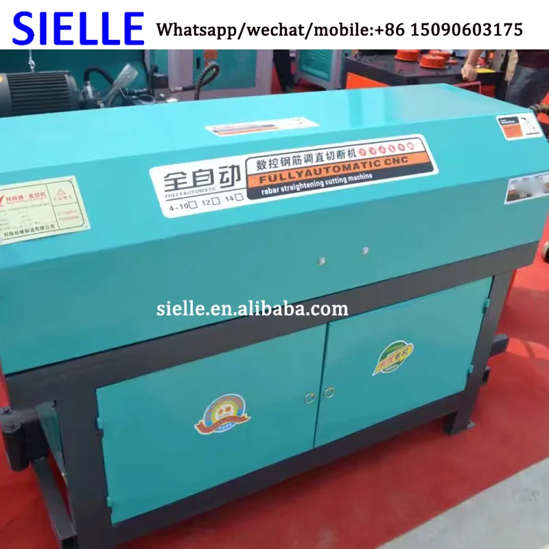 Steel rod bar straightener machine automatic steel wire cutting machine
