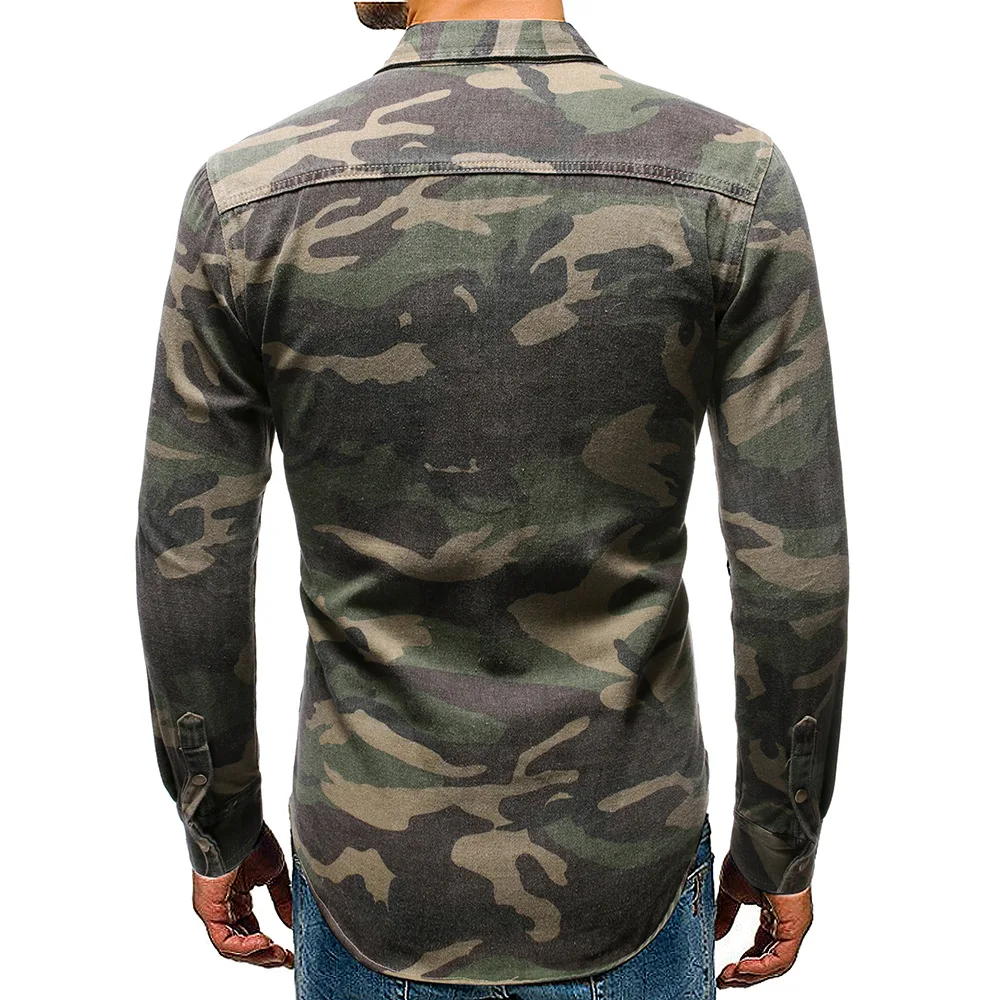 Camicia Airsoft Slim Fit Camicia Tattica Uomo Slim Fit - Manica Lunga, Poliestere-Cotone, Per Airsoft E Outdoor Camicia Combat Outdoor - Foto 4