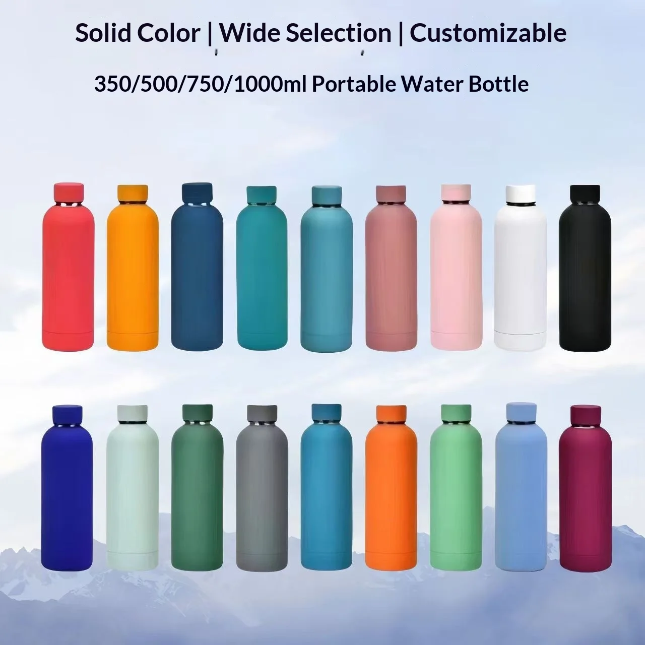 Hot Selling Recycled Insulated Bicycle Water Bottle, Suitable for Hot and Cold Drinks, Sports, Travel, Outdoor Activities preview 4