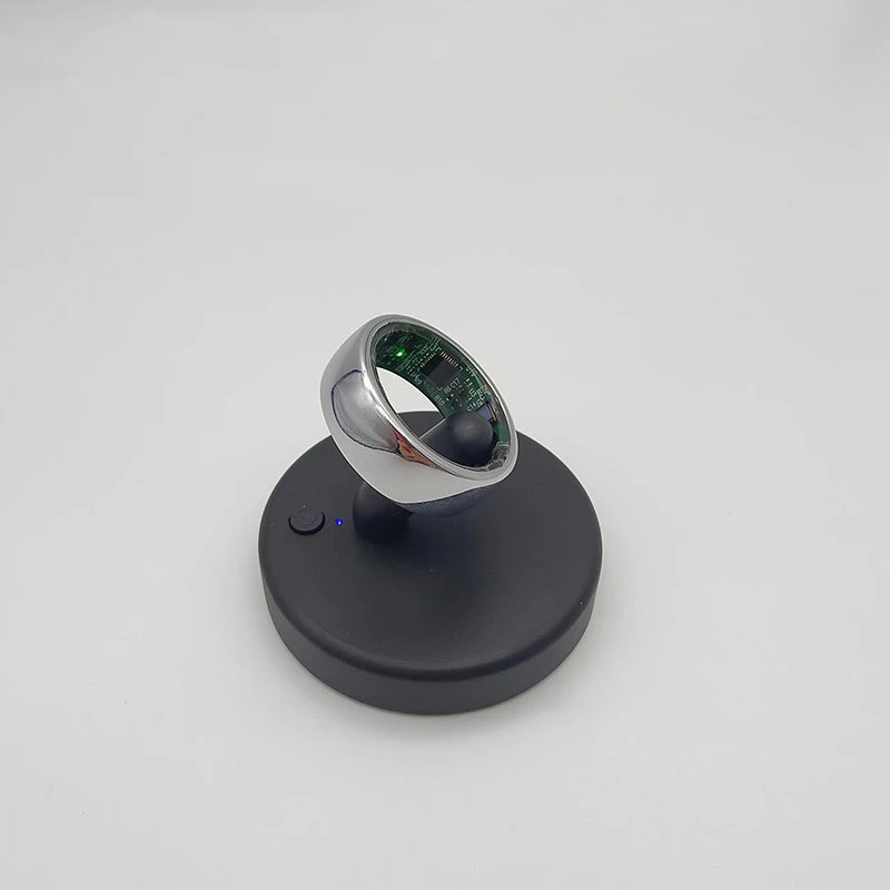 Silicone Smart Ring Charging Dock Station 200mAh Capacity Power Bank with Magnetic Charger for Health Fitness Tracker