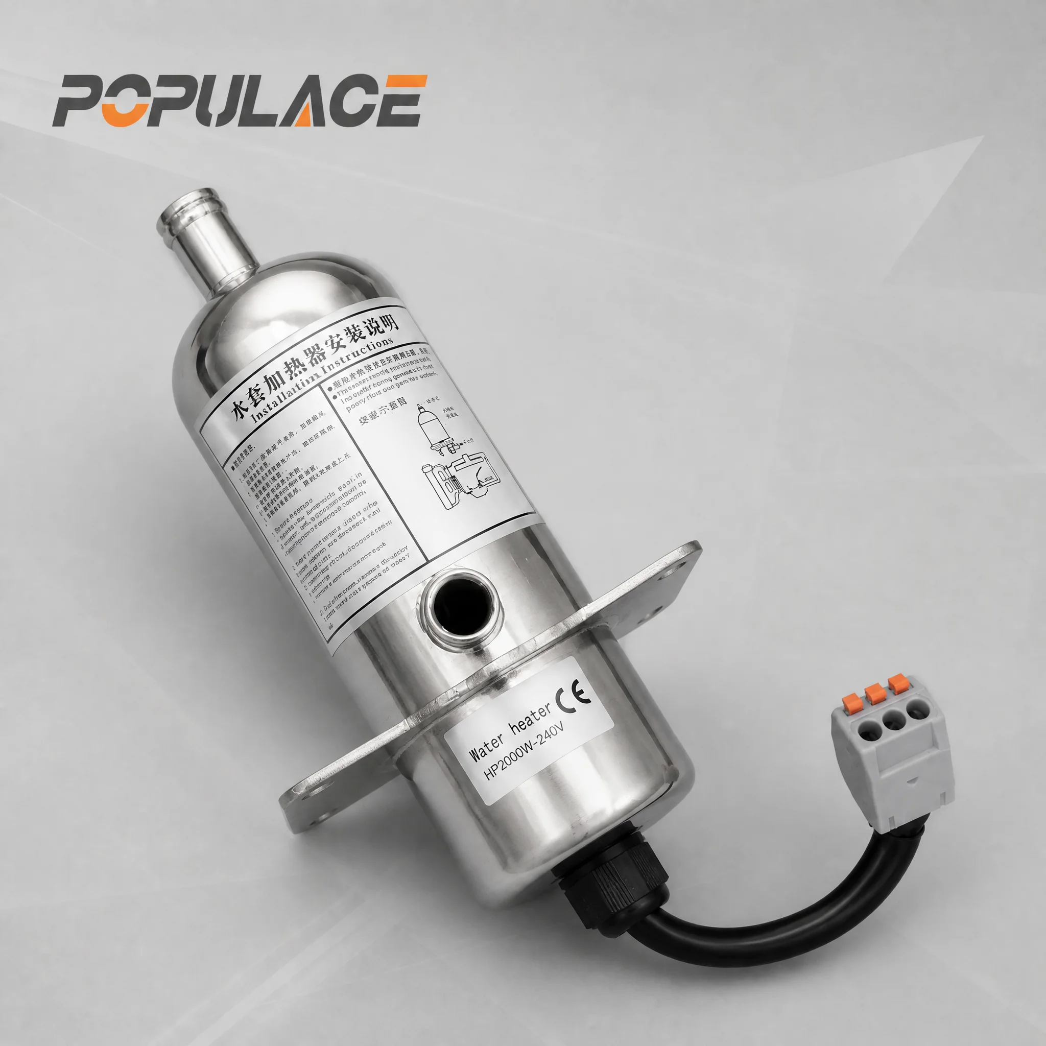 1500W 1000W 2000W 3000W Diesel Generator Water Heater Engine Self-circulating Preheater Thermostat Electric Water Jacket Heaters