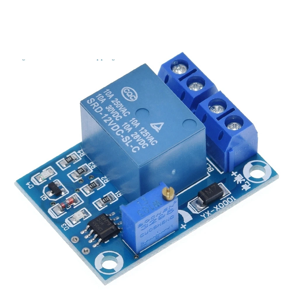 12V Battery Low Voltage Cut off Switch On Protection Undervoltage Controller DC 